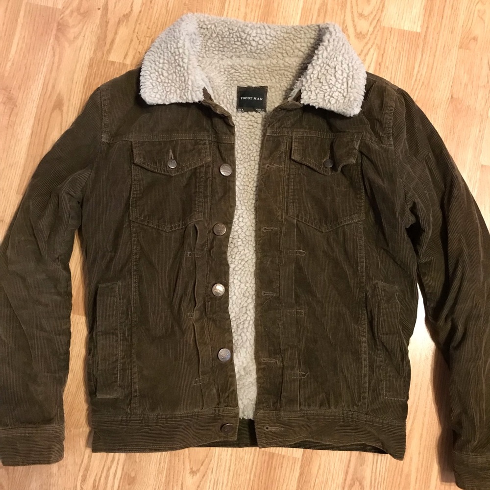 Mens sherpa jacket